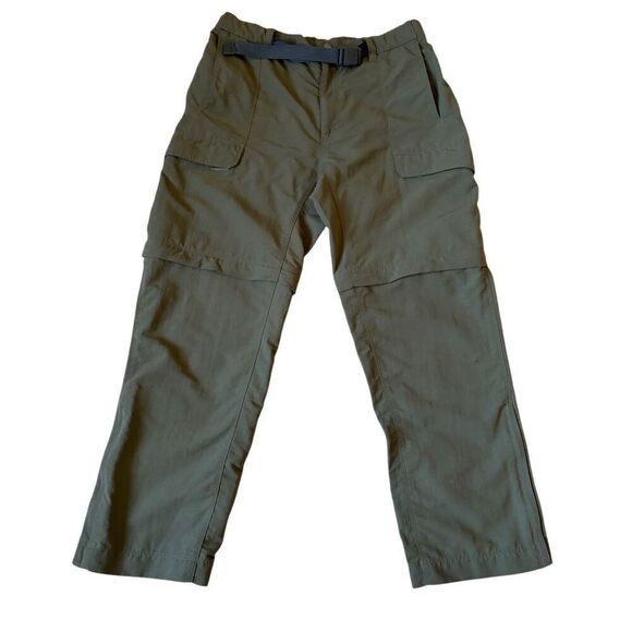 The North Face Mens Convertible Hiking Pants Shorts size M Olive Green - Picture 1 of 14